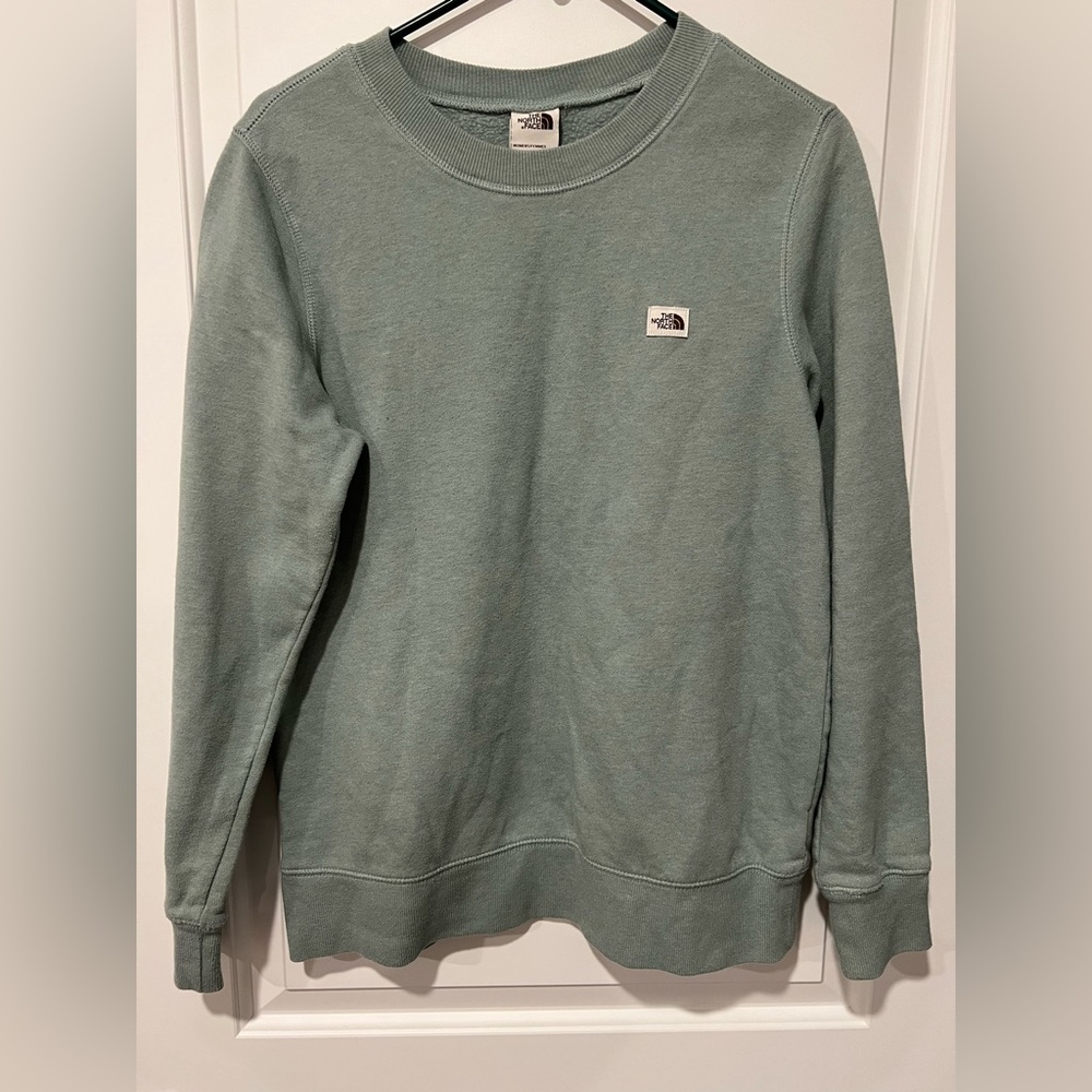The north face blue pullover